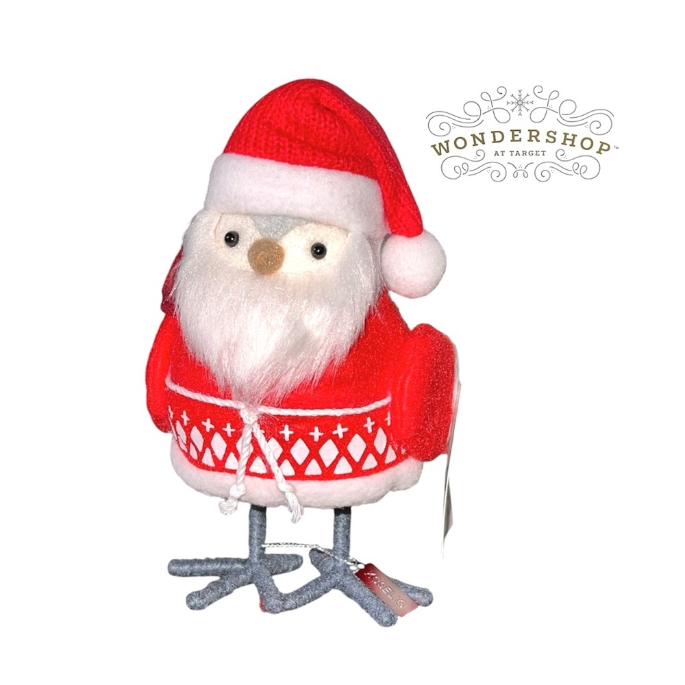 Target Wondershop Christmas bird 2022 Koselig old world Santa Clause spritz